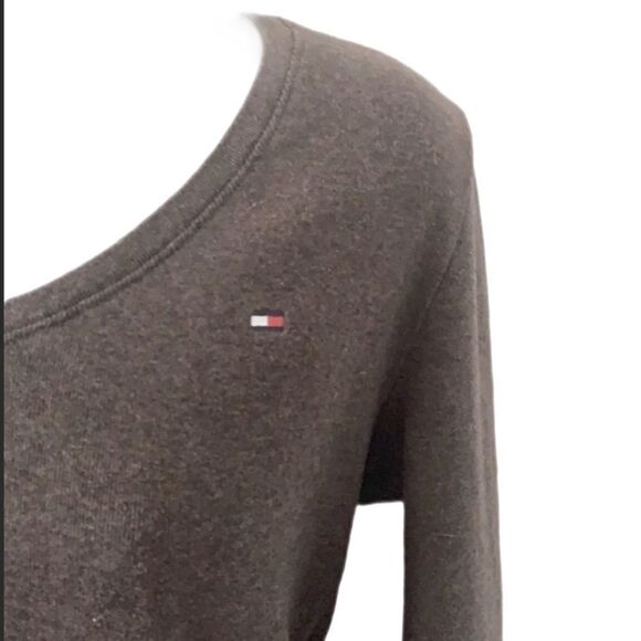 Tommy Hilfiger brown long sleeve shirt, M - Picture 4 of 6